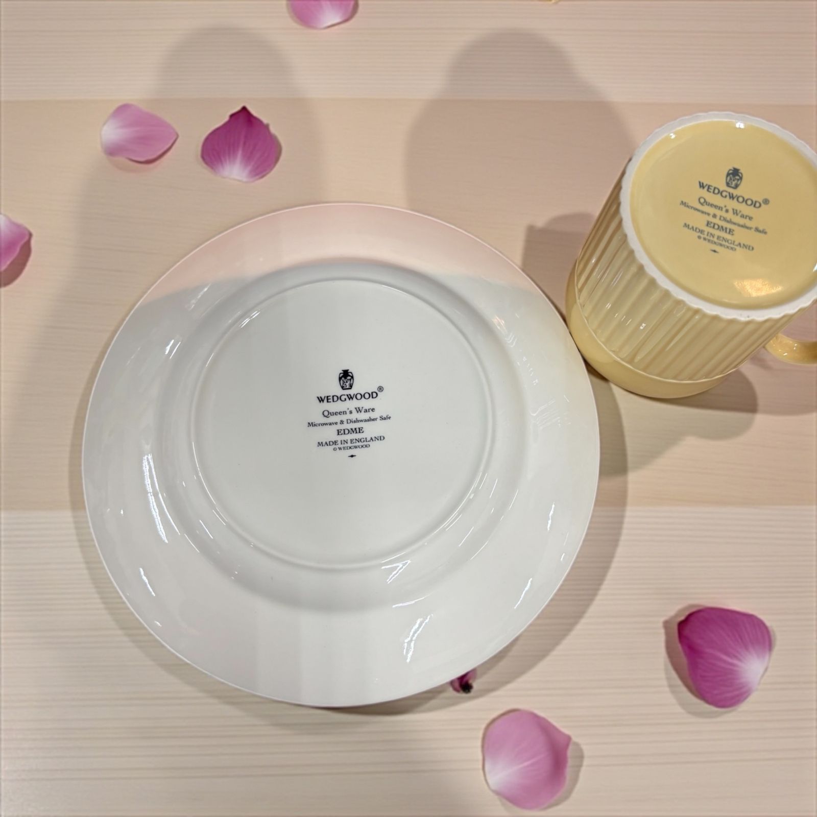 クイーンズウェア EDMEマグカップ＆プレートペア