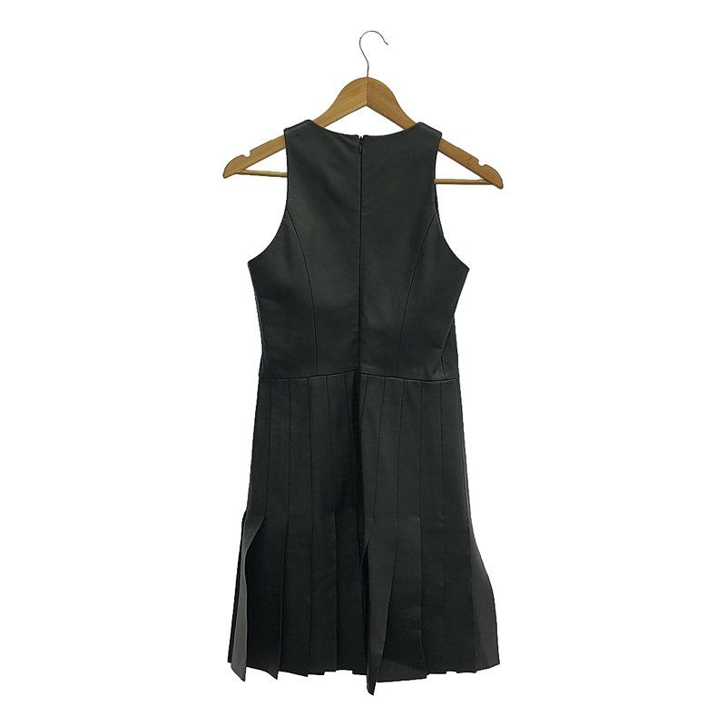 VERSACE / ヴェルサーチ | VERSUS / レザー バックジップ ドレス  