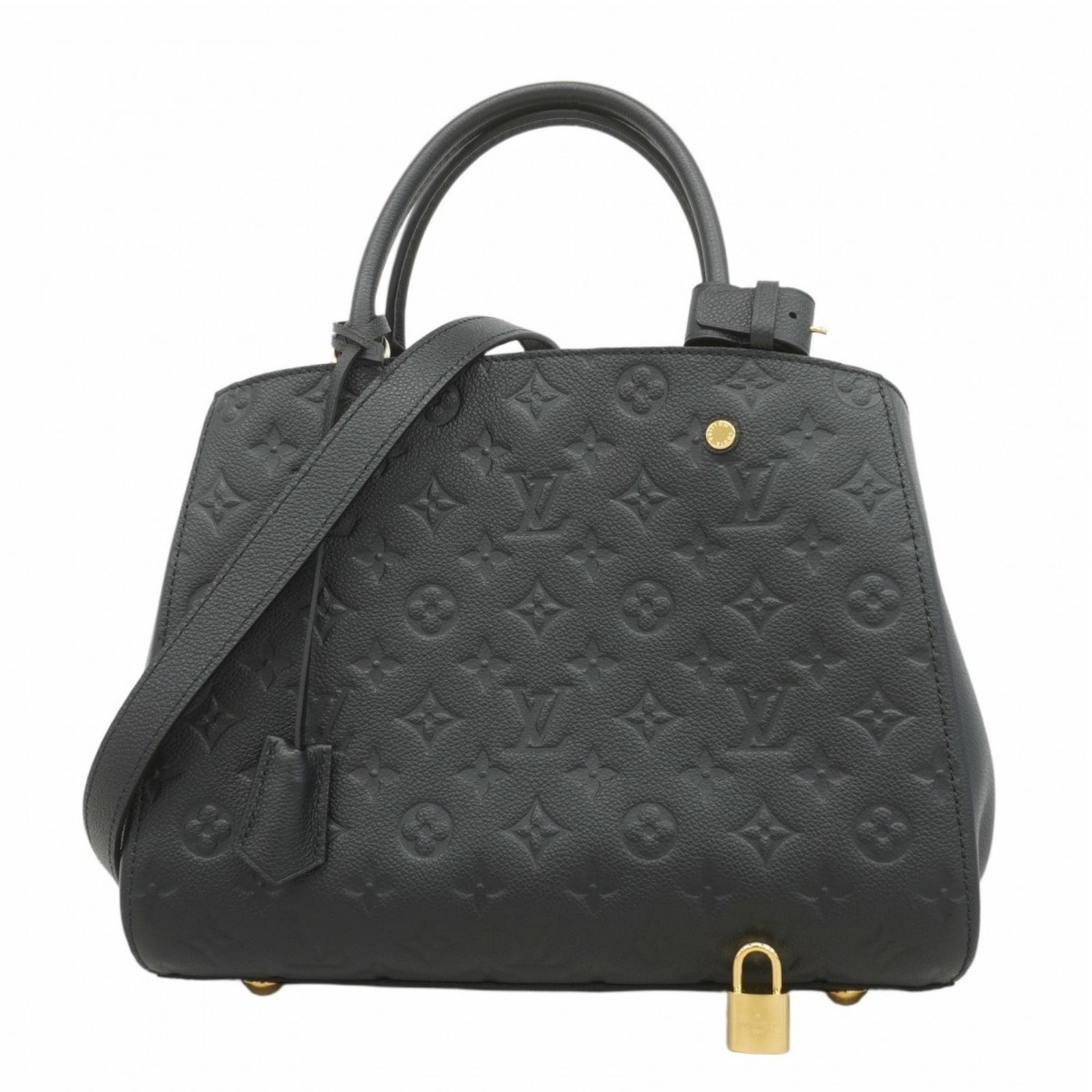 ルイ ヴィトン Louis Vuitton ルイ ヴィトン トートバッグ モノグラム アンプラント モンテーニュMM M41048 ノワールレディース