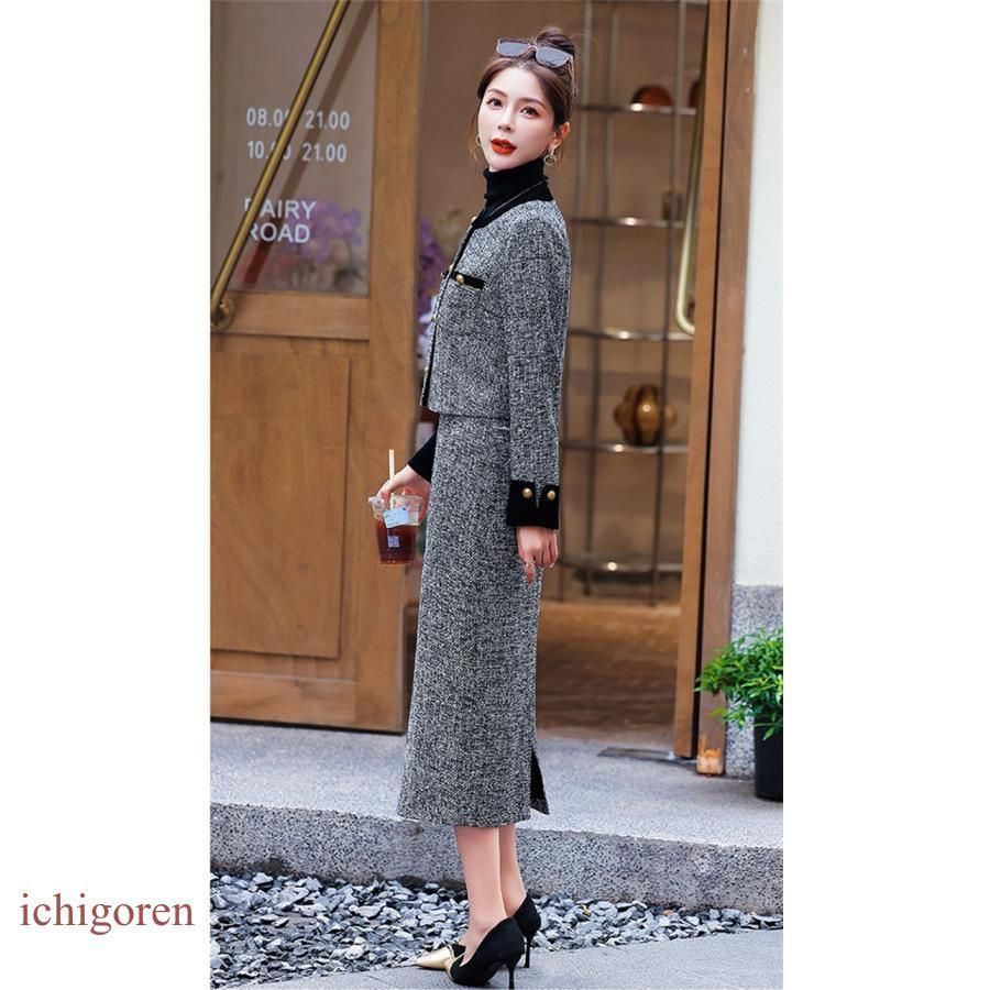 ロングスカート スリット入り