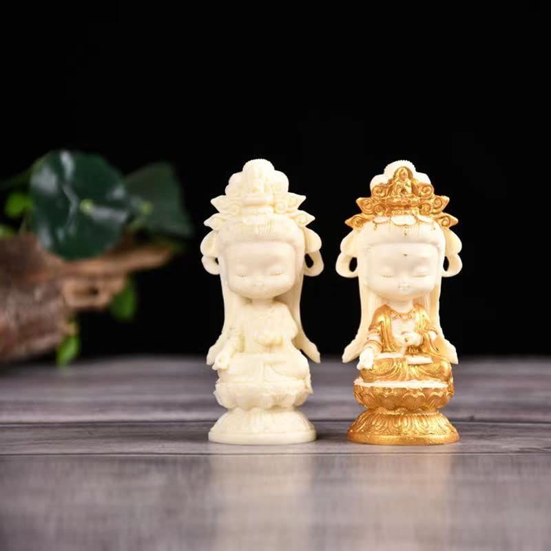 厄除け(Color:02) 祈る 置物 仏様 守り本尊 仏教美術品 観音様