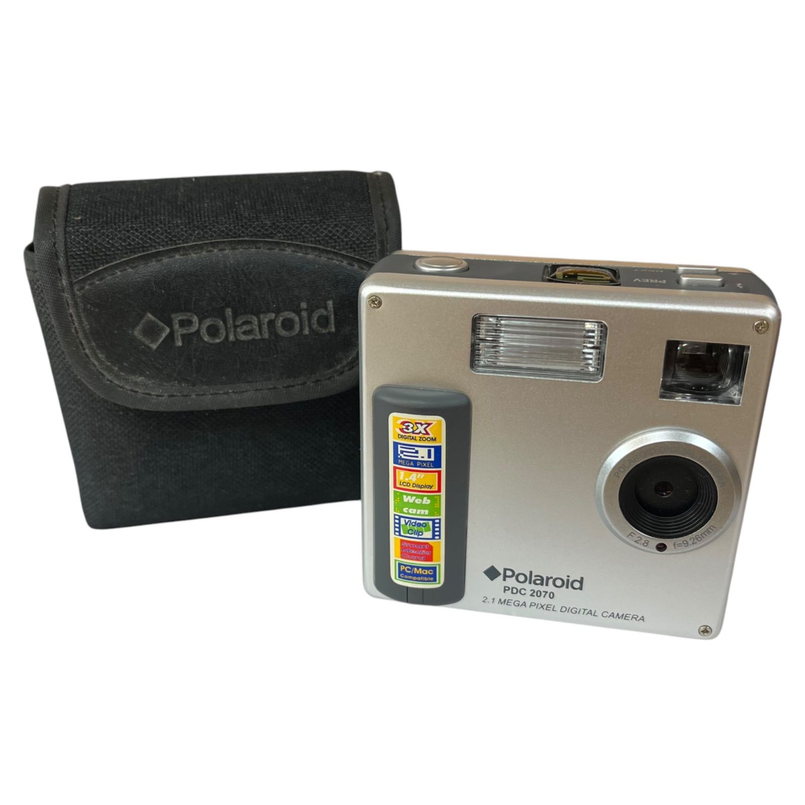 【C75】Polaroid ポラロイド PDC-2070 デジタルカメラ 9,980円の液晶付200万画素機「Polaroid PDC 2070」使用記