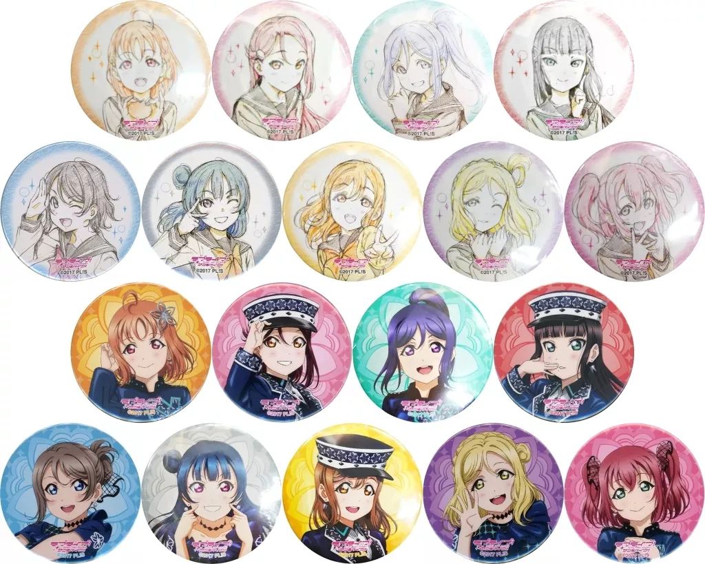ラブライブサンシャイン Aqours 缶バッジ５個 セット ラブライブサンシャイン Aqours 缶バッジ5個 セット イベント限定