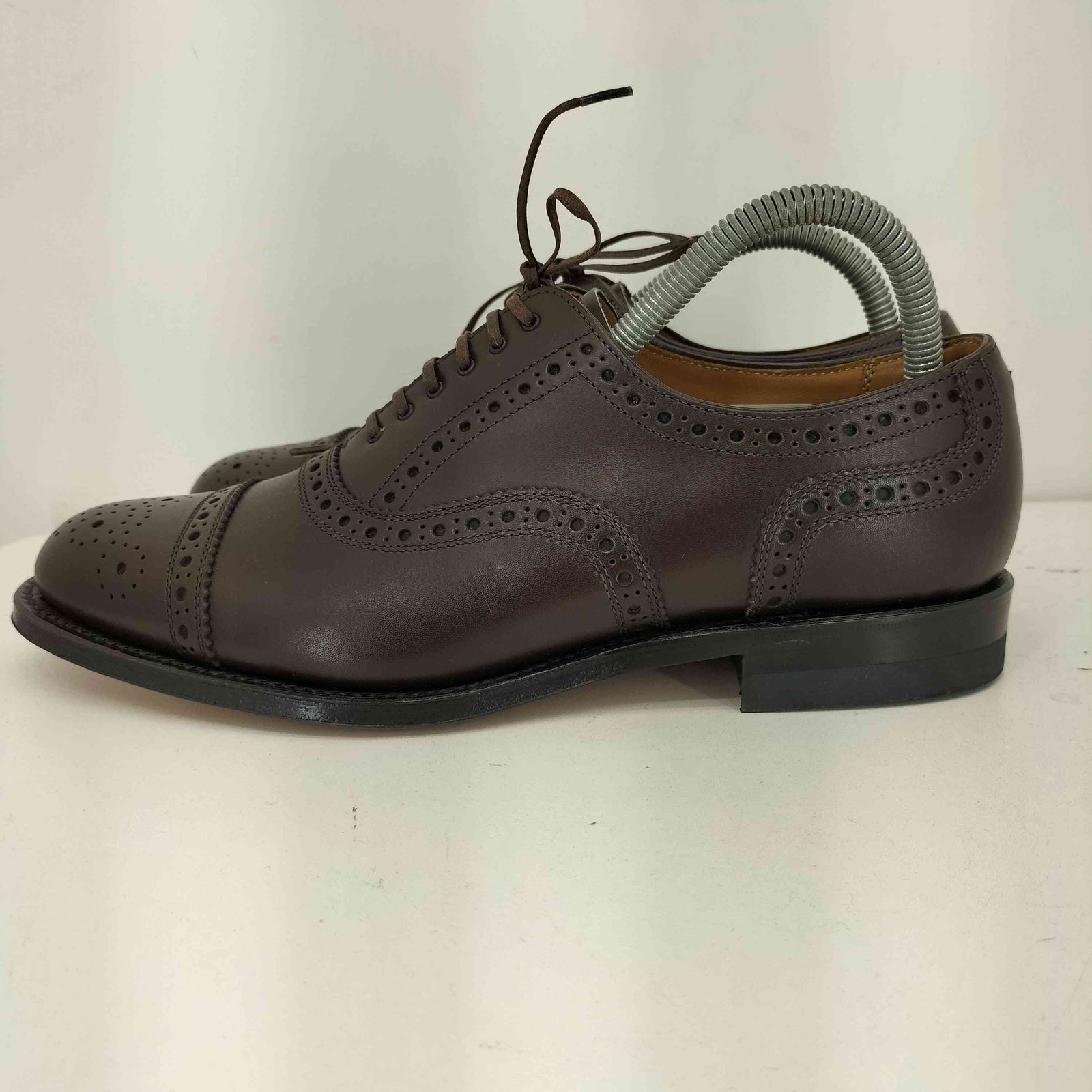 グラッドハンド GLADHAND SEMI BROGUE OXFORD SHOES レザー オックスフォードシューズ レディース JPN 24