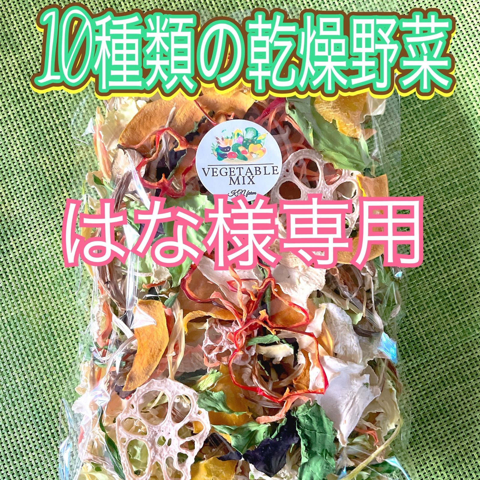 はな様専用】10種類の乾燥野菜100g - KNファーム 京ちゃんのぶちゃんの