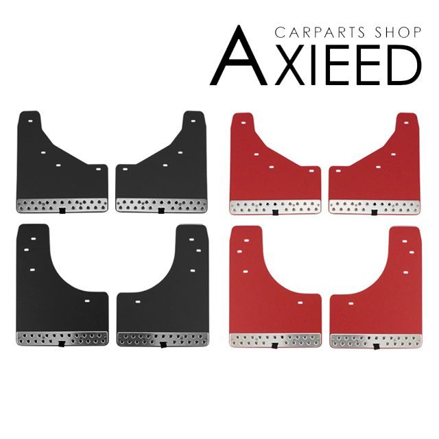 ZACK on X HA36S ワークス RS オリジナルEVAマッドフラップ 2mm 赤 泥除け