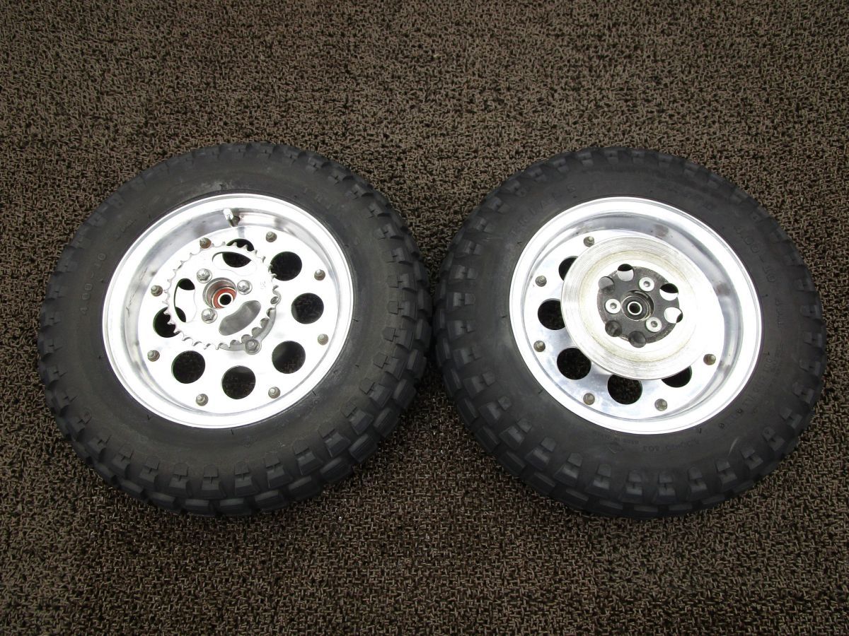 KS-2 ホイール前後セット W829 ドラム スプロケット！MX080A カワサキ 【 AR080AE 】 キャブ車 6V
