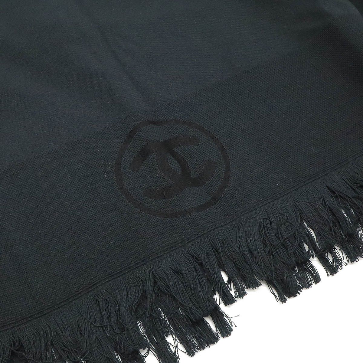 CHANEL シャネル ロゴ ココマーク ブランケット ひざ掛け ビーチタオル  