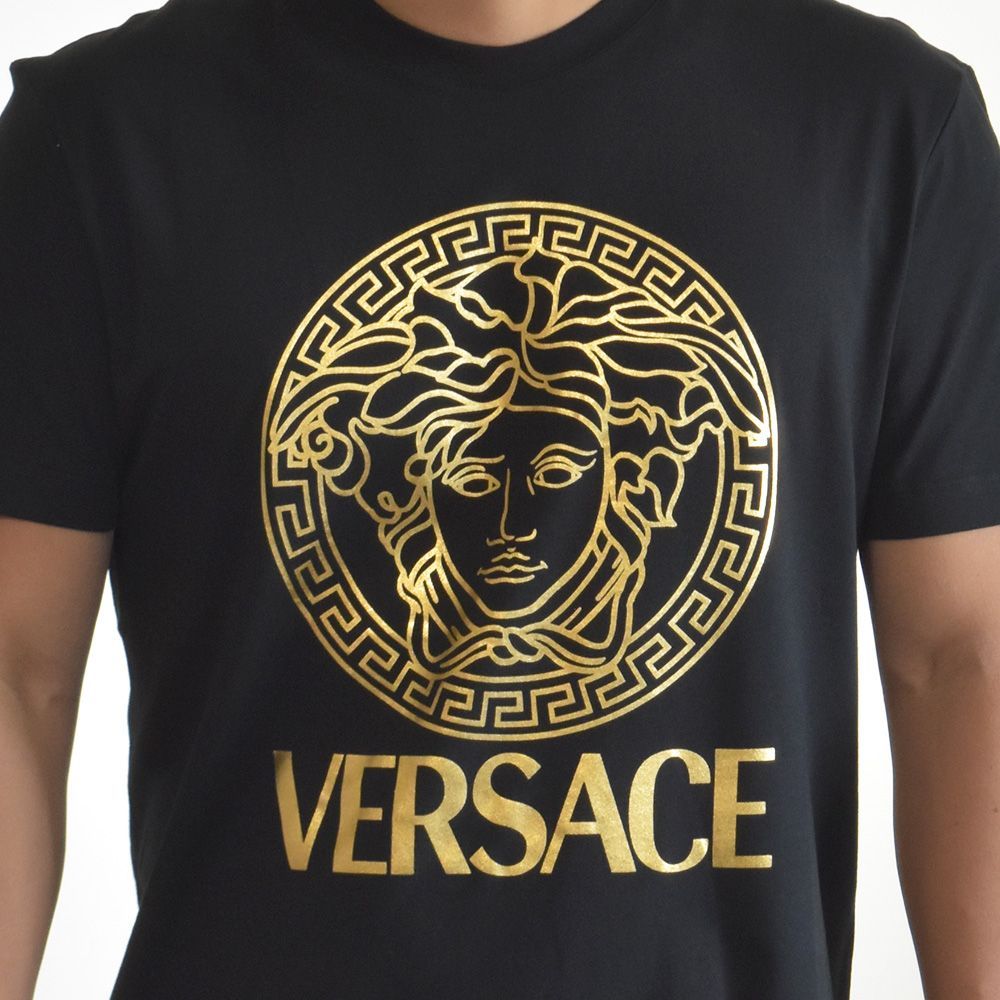 VERSACE(ヴェルサーチ) サイズ:M 当り メデューサ フロントロゴ クルー 
