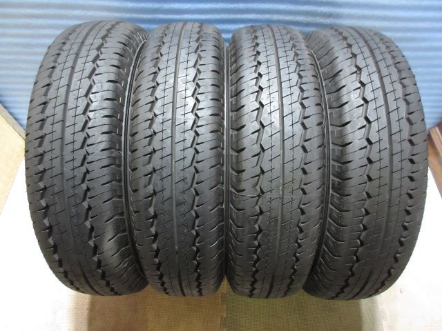 マツ様引き取り限定2021年式　165/80R14 97/95N　ダンロップ SP LT30A　イボ付　4本セット　165/80/14