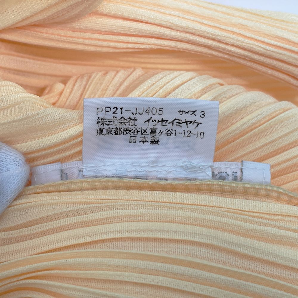 PLEATS PLEASE 長袖シャツ イッセイミヤケ プリーツ加工 サイズ3 PP21-JJ405 ポリエステル