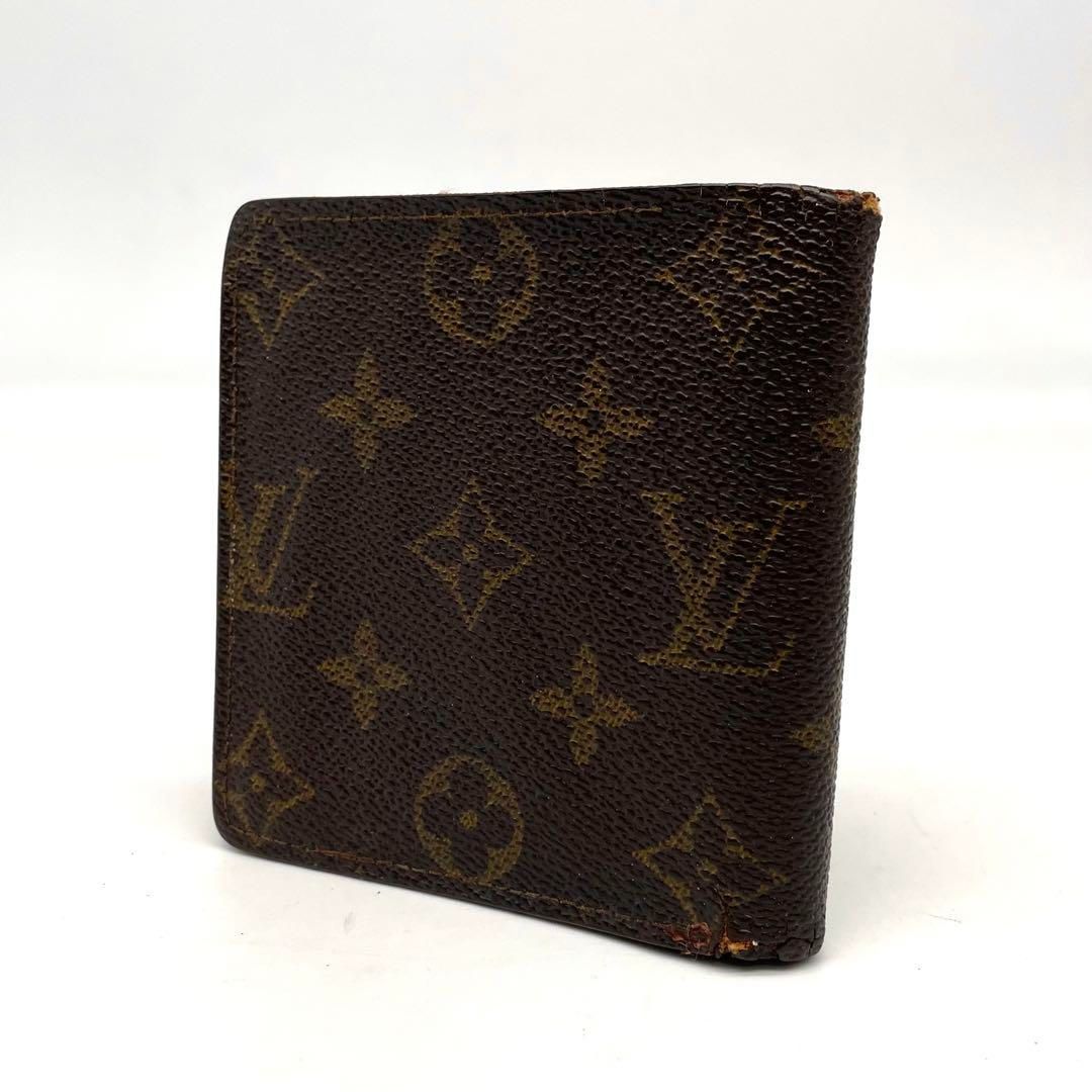 LOVIS VUITTON ルイヴィトン ポルトフォイユ マルコ モノグラム 折財布 二つ折り ユニセックス PVC ブラウン