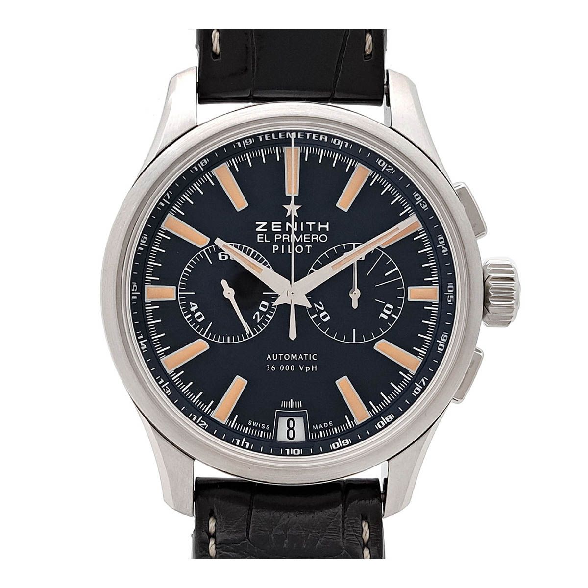 ゼニス エル・プリメロ パイロット クロノグラフ 日本限定 03.2119  