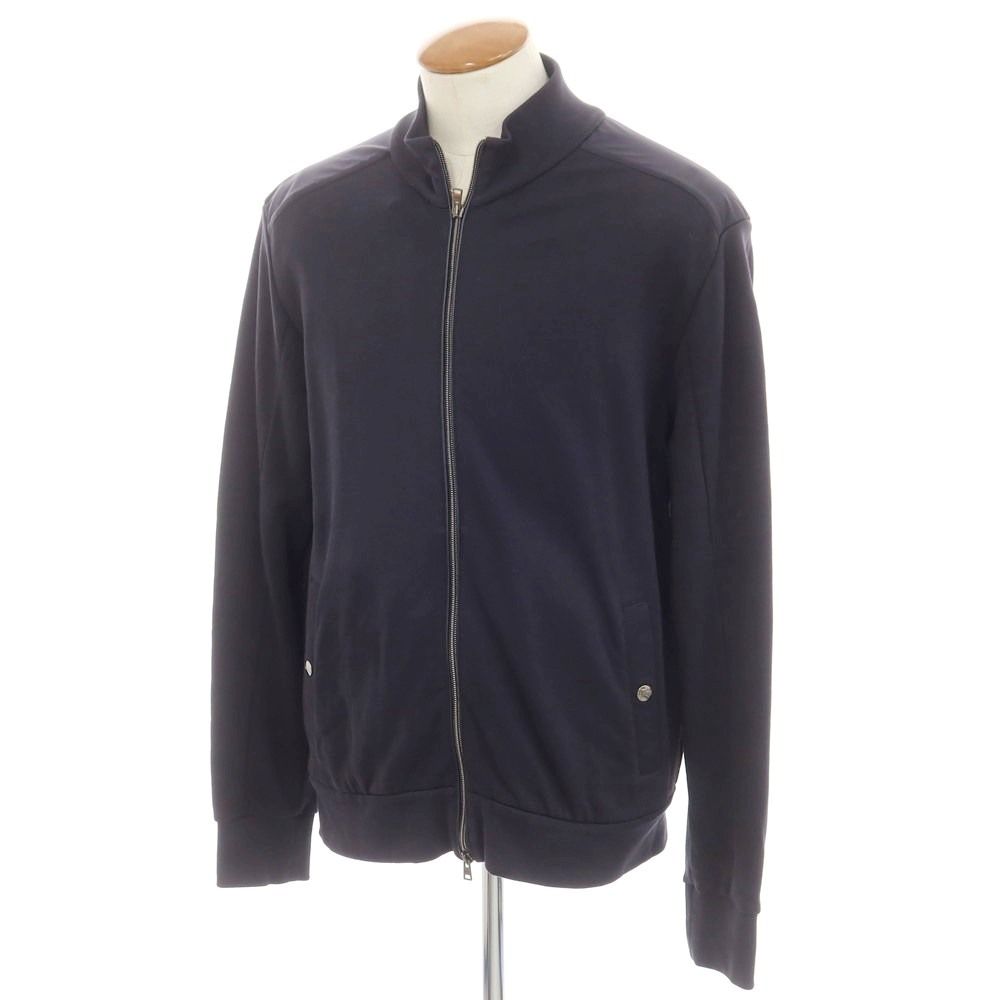 ヘルノ Herno ジップアップ スウェット ブルゾン セール中 ネイビー