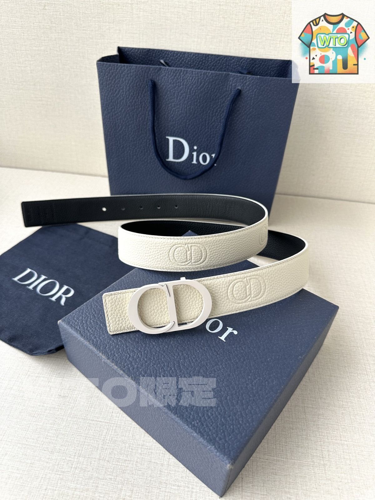 Dior ODロゴ テキスタイルベルト ディオール(Dior)ディオール CD ロゴ オブリーク ジャガード