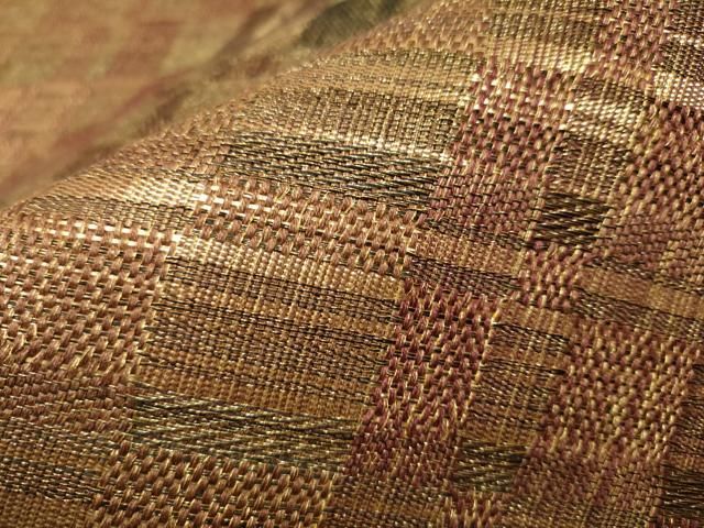 平和屋着物○ひなや工房 くむ・あむ・おる 伊豆蔵明彦 全通柄袋帯