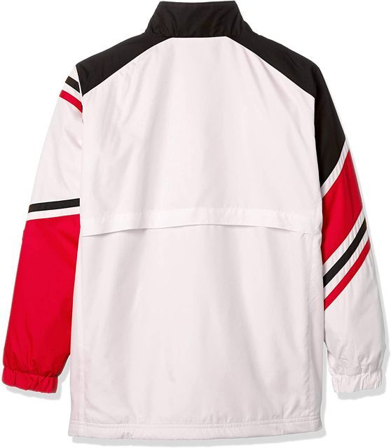 ジュニアサイズ ellesse エレッセ メンズ チームウィンドアップジャケット ウィンドブレーカー テニスウェア アクティブウェア 長袖フルジップ レッド ETS58300-RD