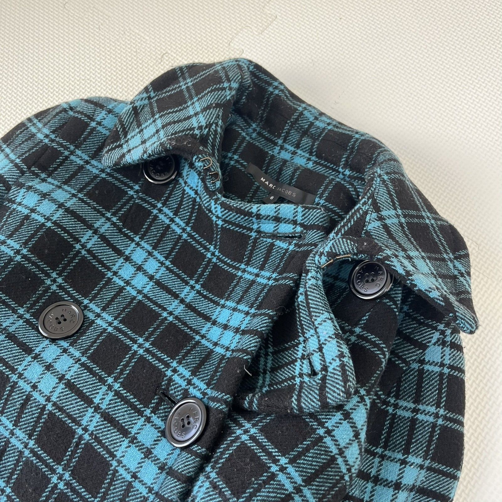 MARC JACOBS】マークジェイコブス ピーコート コート チェック柄