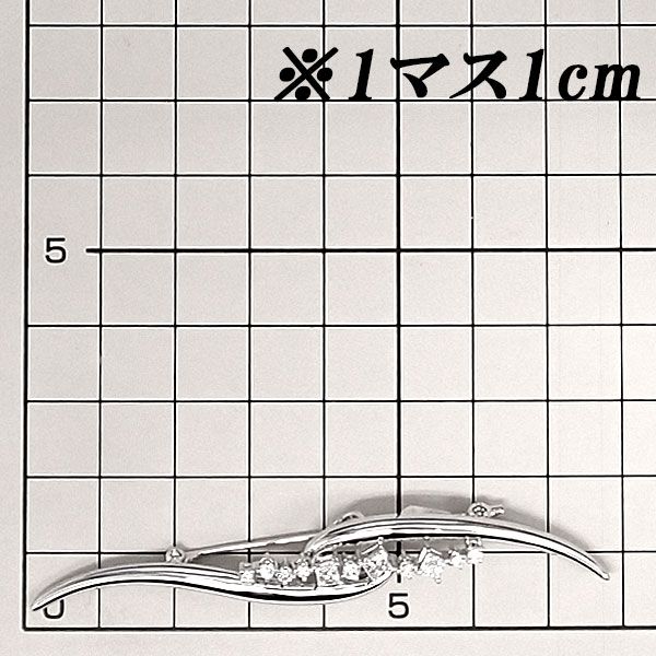 タサキ 田崎真珠 ダイヤモンド ブローチ Pt900 K14ホワイト タサキ 田崎真珠 ダイヤモンド ブローチ Pt900 K14ホワイト