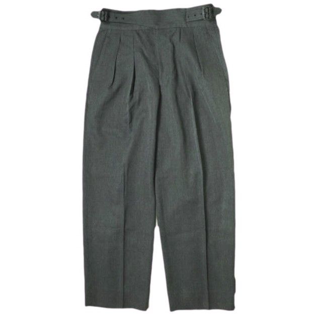 THE RERACS ザ リラクス 21AW 日本製 GURKHA SLACKS 2タック グルカスラックス 21FW-REPT-122-2-J 48  チャコールグレー パンツ ワイド ボトムス mc68656 - メルカリ