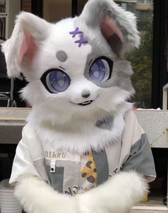 ☆着ぐるみヘッド 猫 NO.225 ブラック 全頭ヘッド ケモノ ファースーツ