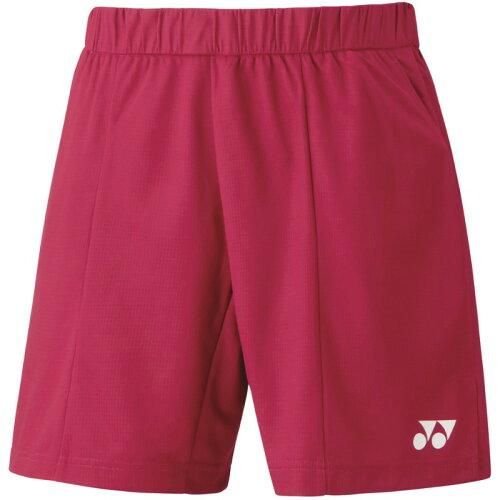 【新品・5営業日で発送】YONEX ヨネックス メンズニットハーフパンツ (15138) 色 : レディッシュローズ サイズ : M 
