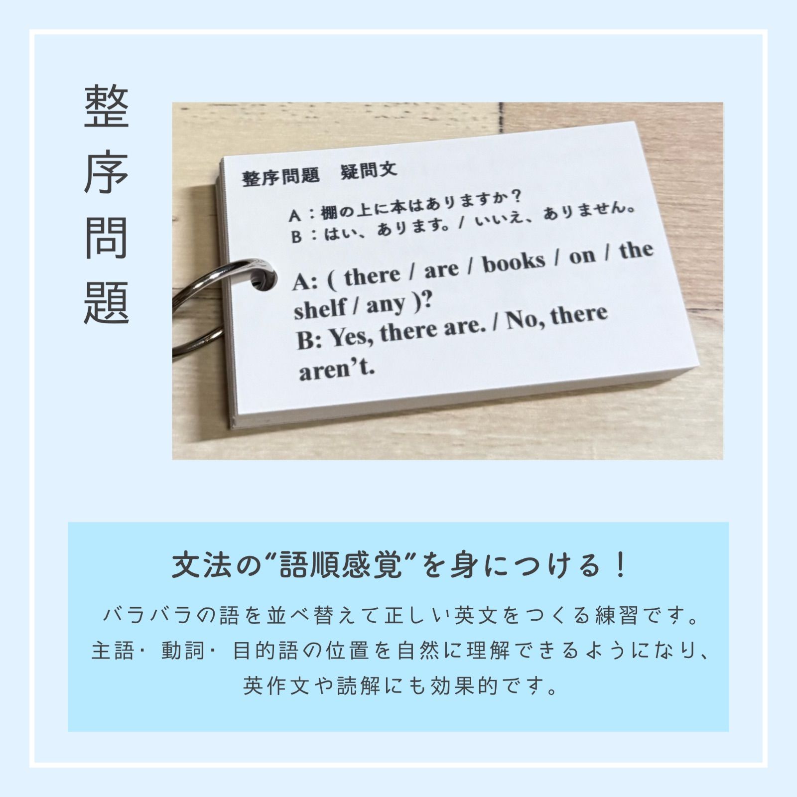 There is構文】単元別英文法カード 中学生 テスト 復習 予習
