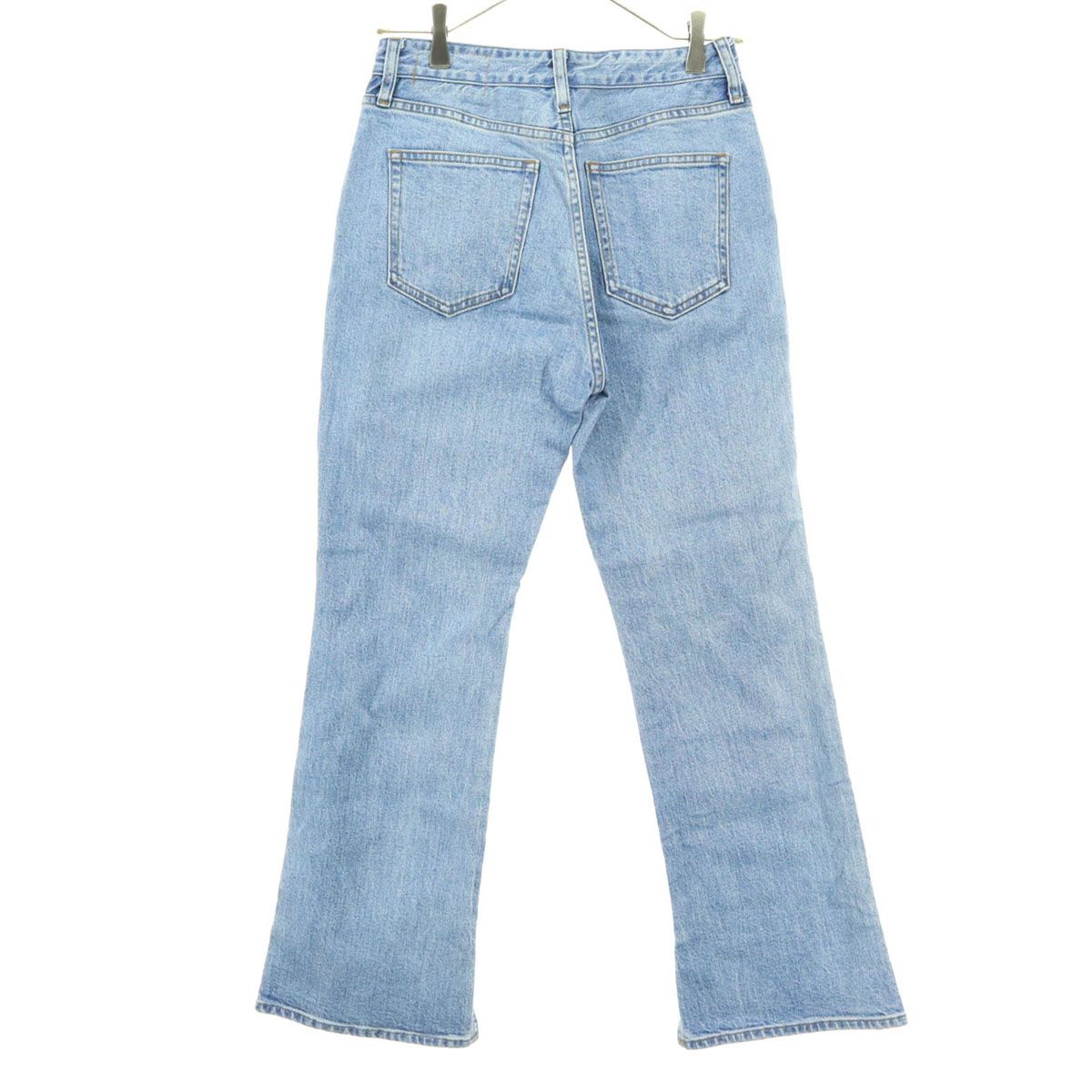 「THE SHINZONE」 加工デニムパンツ 36 インディゴブルー レディース カットオフ《THE SHINZONE》ルーズストレート(36)加工 デニムパンツ