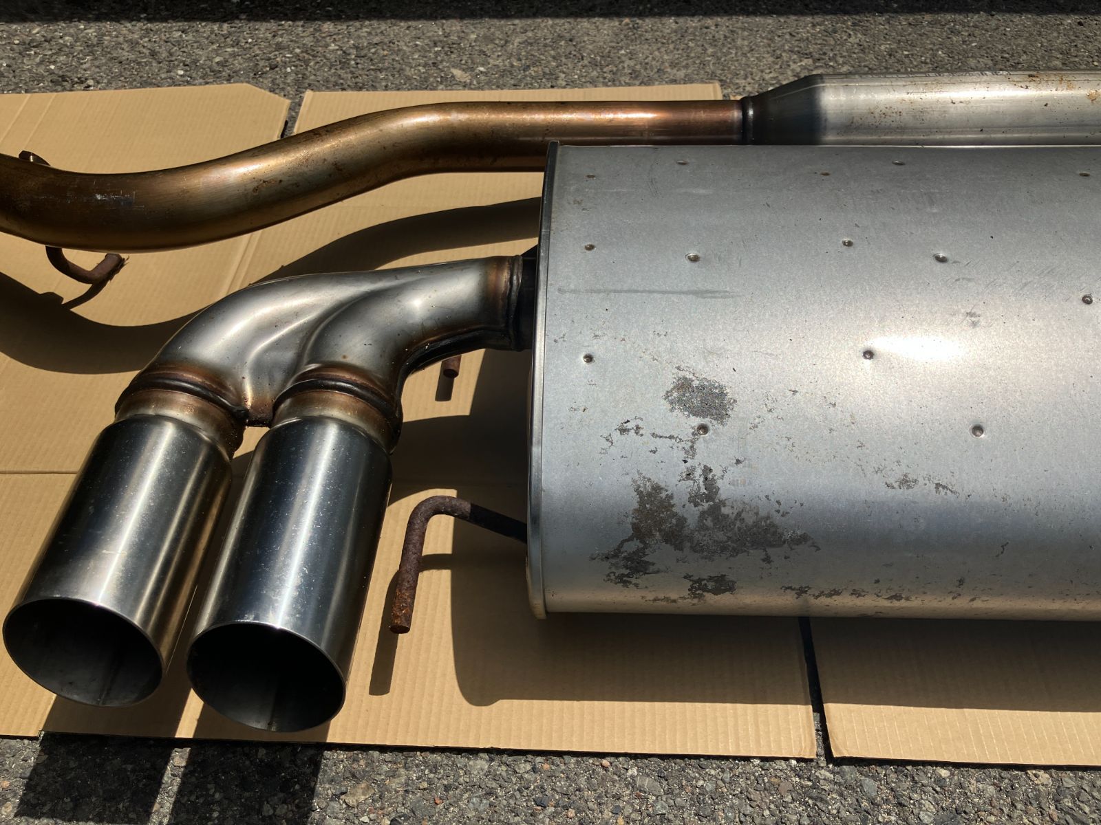 スバルインプレッサWRX STI 純正マフラー、中間パイプ SUBARU純正