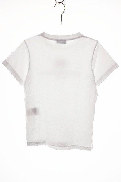 バレンシアガ BALENCIAGA 2018 BBロゴ プリント Tシャツ サイズ XS 504156 TYK23 カットソー 半袖 ホワイト ☆AA★●250725 レディース バレンシアガ BALENCIAGA 2018 BBロゴ プリント Tシャツ サイズ