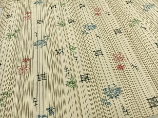 平和屋着物▽上質な紬 単衣 舞花文 正絹 逸品 AAAZ9196fy - メルカリ
