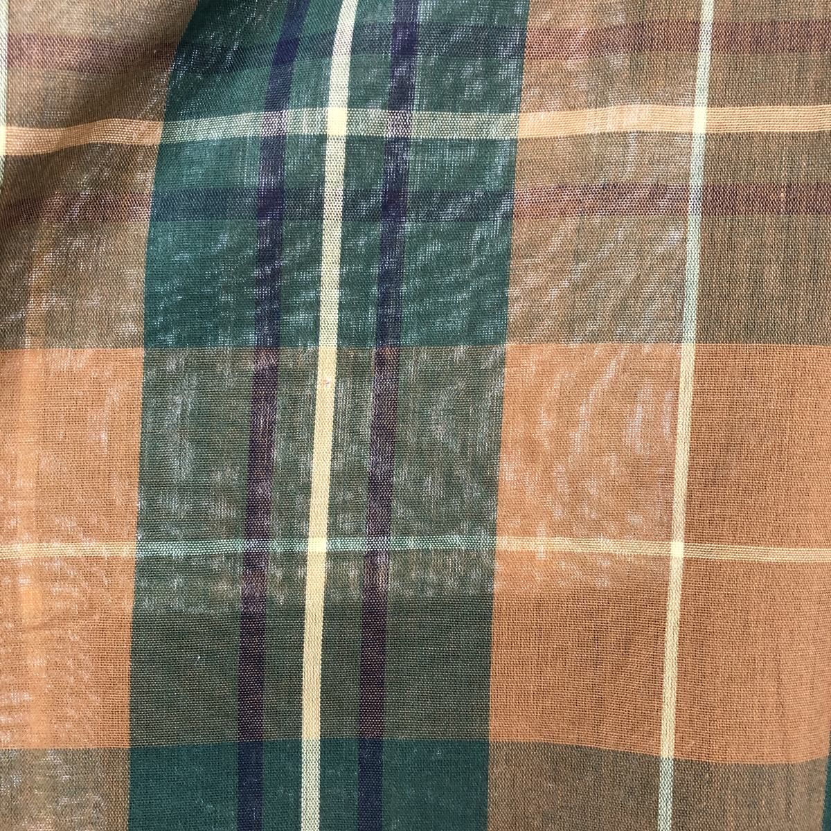 古着 70年代 Distinctive Apparel チェック柄 半袖 ポリシャツ ボックスシャツ USA製 メンズM相当 ヴィンテージ /eaa565213 古着 70年代 Distinctive Apparel チェック柄 半袖 ポリシャツ