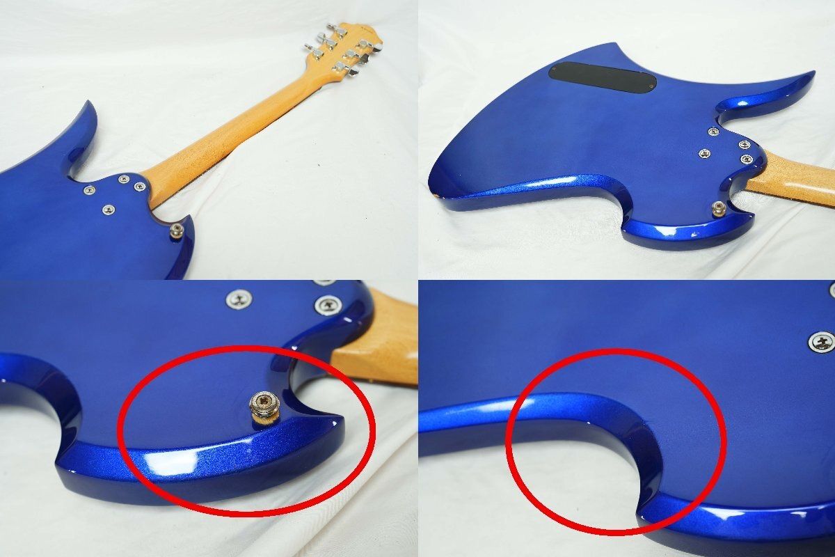 B.C rich モッキンバード 美品 ☆B.C.Rich☆Mockinbird 360JE メタリックブルー モッキンバード