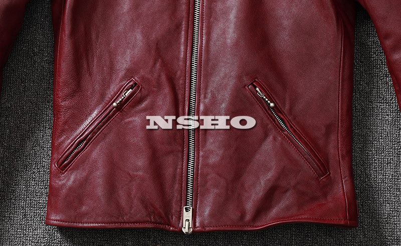 上質 メンズ レザー ジャケット カウハイド 牛革 アウトロースタイル