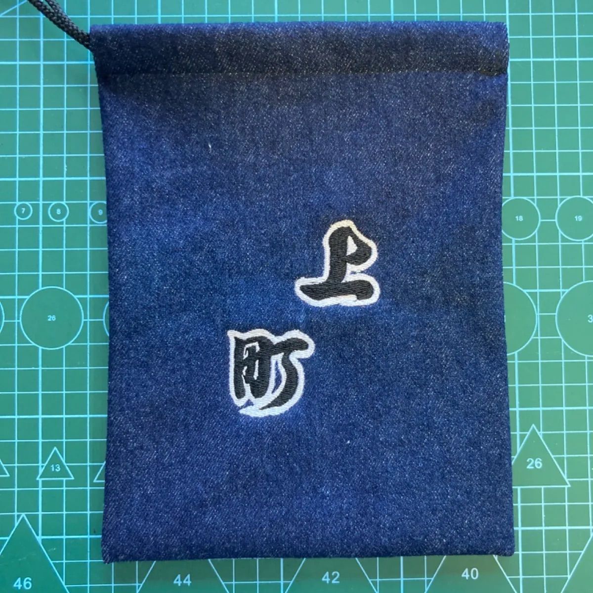 🉐在庫のみの価格🉐 上町 刺繍 町紋入り 巾着袋 岸和田 だんじり