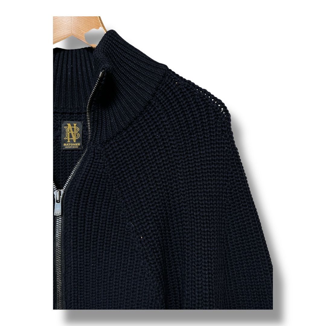 BATONER バトナー BN-22FM-032 シグネチャー ドライバーズニット