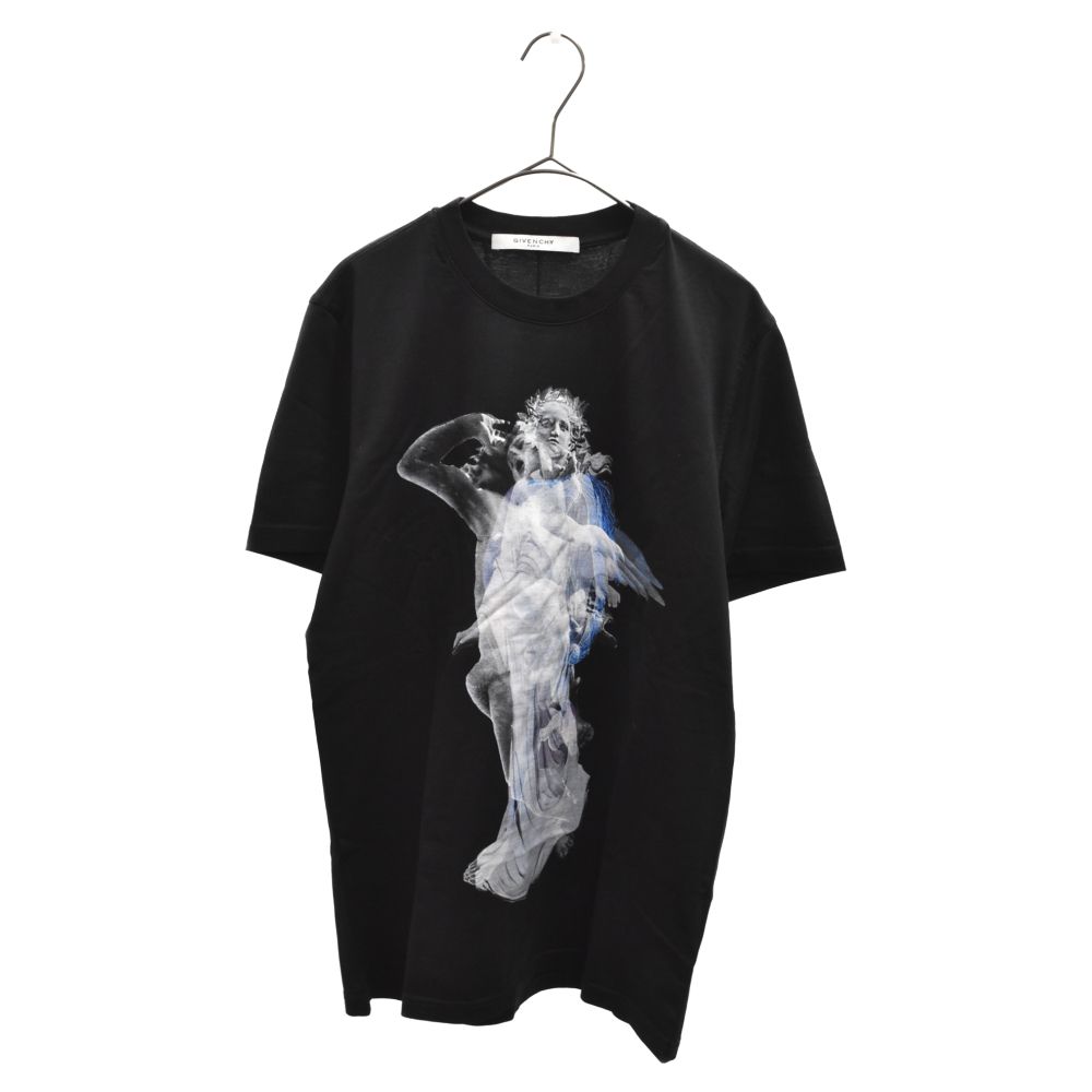 GIVENCHY (ジバンシィ) Angel Print T-shirt エンジェル プリント 半袖Tシャツ BM70423Y0P ブラック -  メルカリ