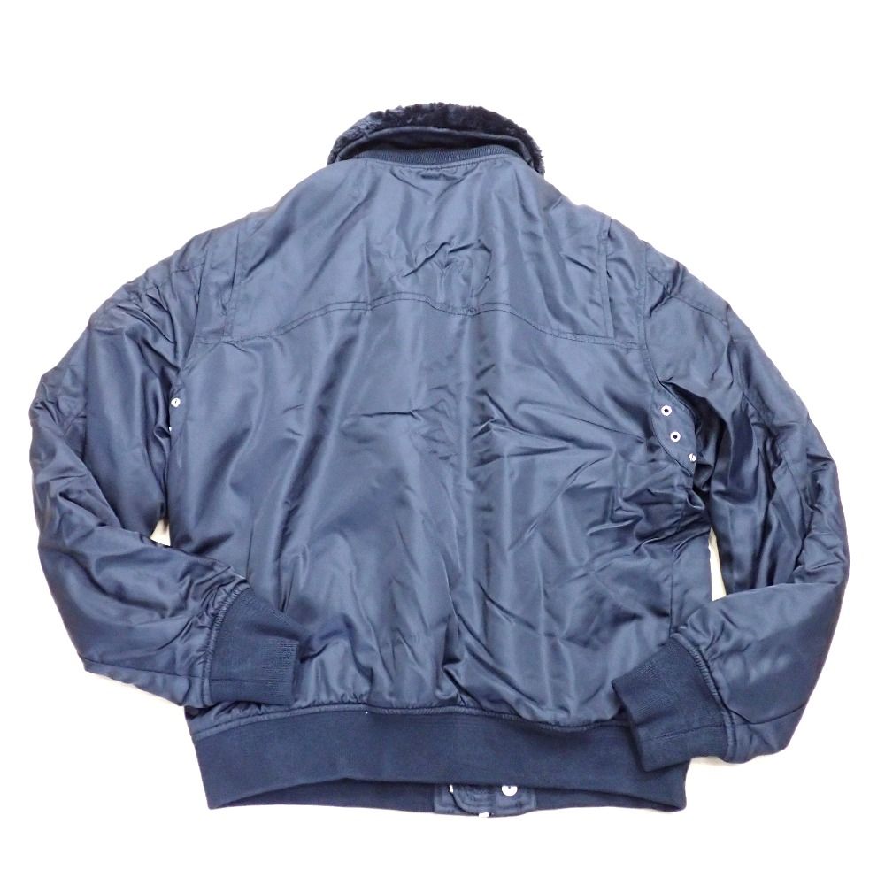 Ft1297381 ディーゼル ジャケット フライトジャケット 裏ボア MA-1 ブラック L メンズ DIESEL