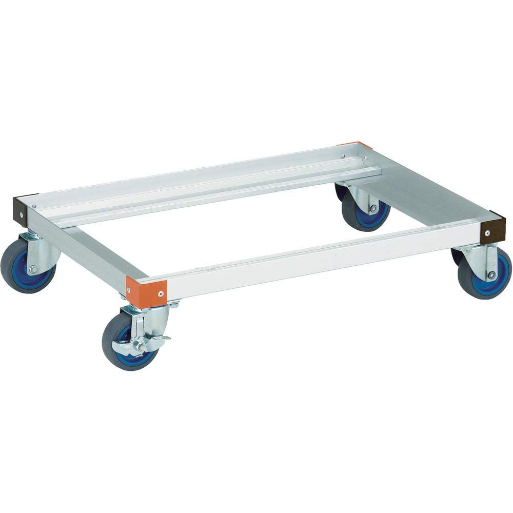 TRUSCO トラスコ アルミカート 内寸660×450 エアーキャスター TALC-75G-ALG