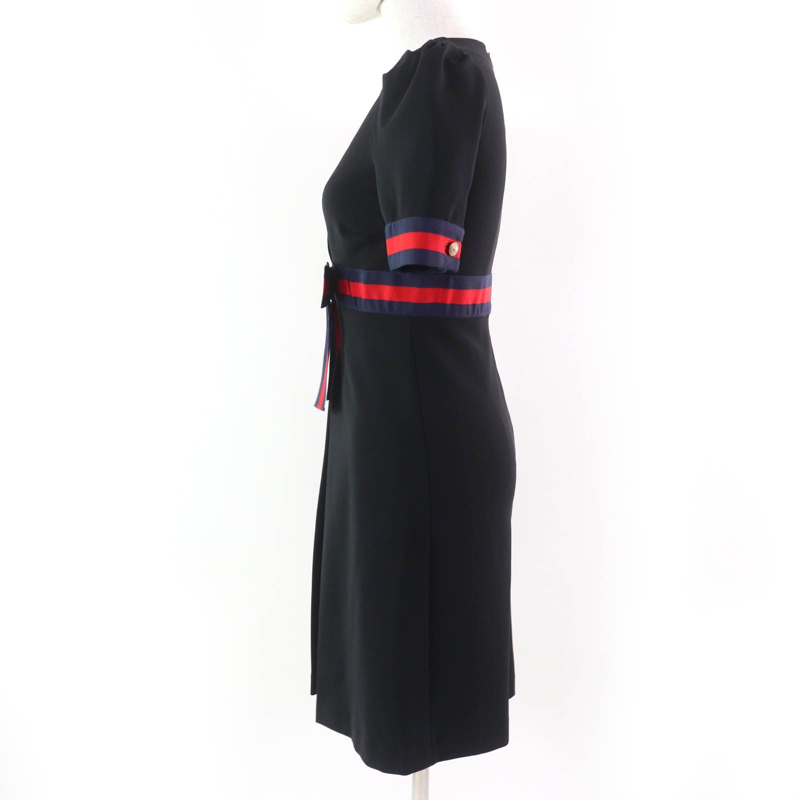 極美品☆GUCCI グッチ 501488 Jersey V-neck Dress インター