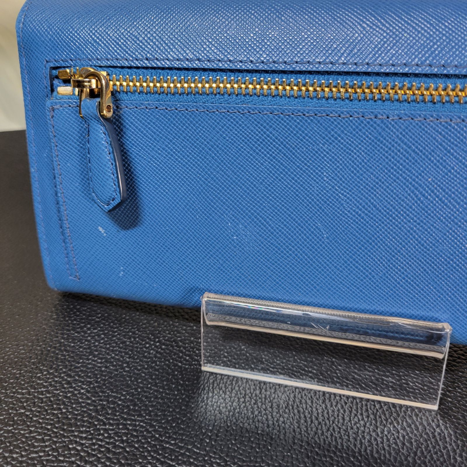 PRADA プラダ サフィアーノ フラップ式 長財布 レザー ライト