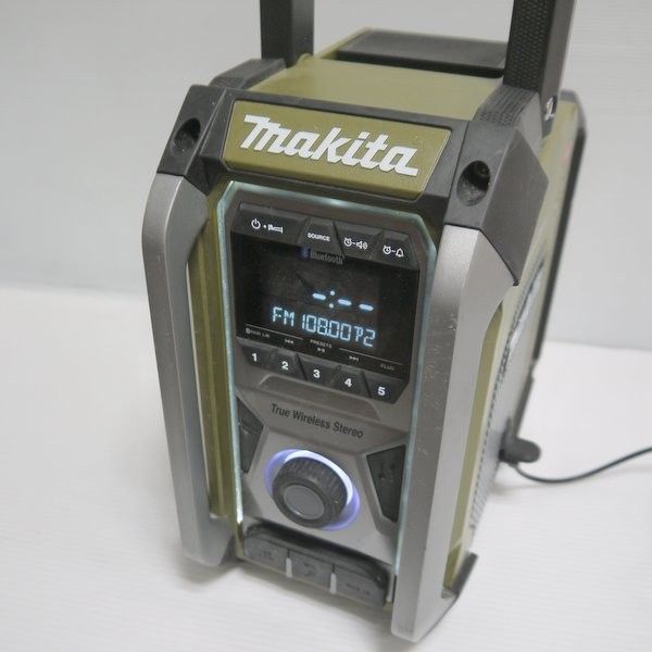 マキタ 充電式 ラジオ 本体のみ(バッテリ・充電器別売) オリーブ 