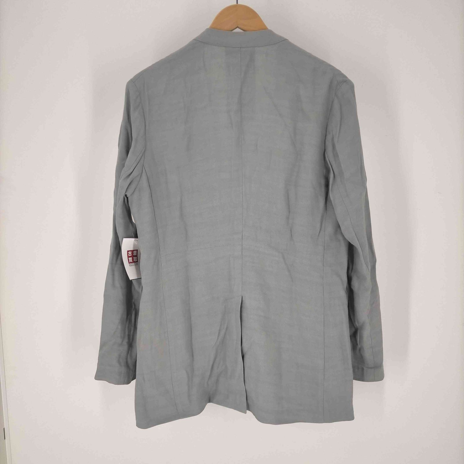 【美品】Chaos ノーカラージャケット グレー F Chaos ノーカラージャケット グレー F