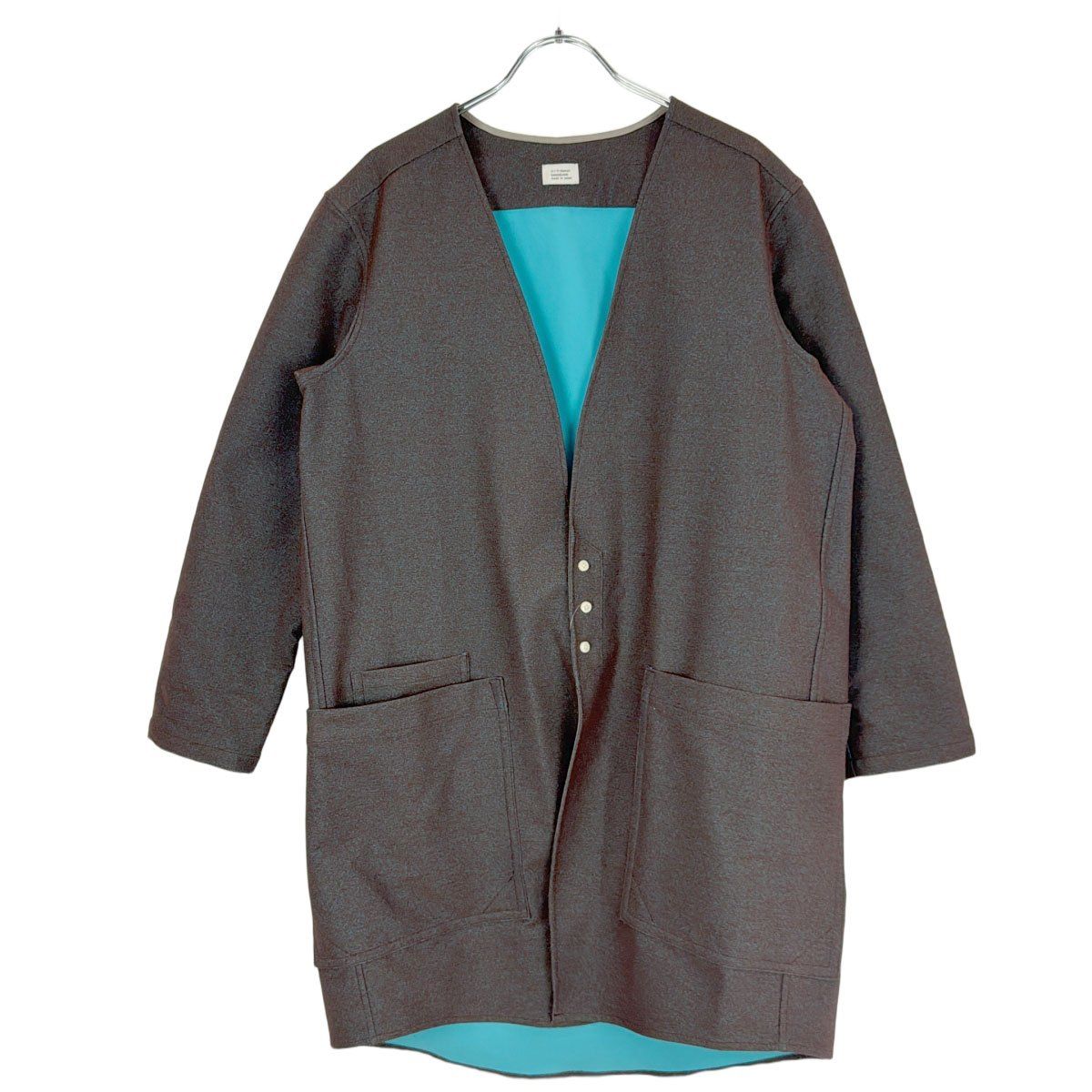 HATRA ハトラ 作務衣 ノーカラーショップコート（HATRA - ハトラ
