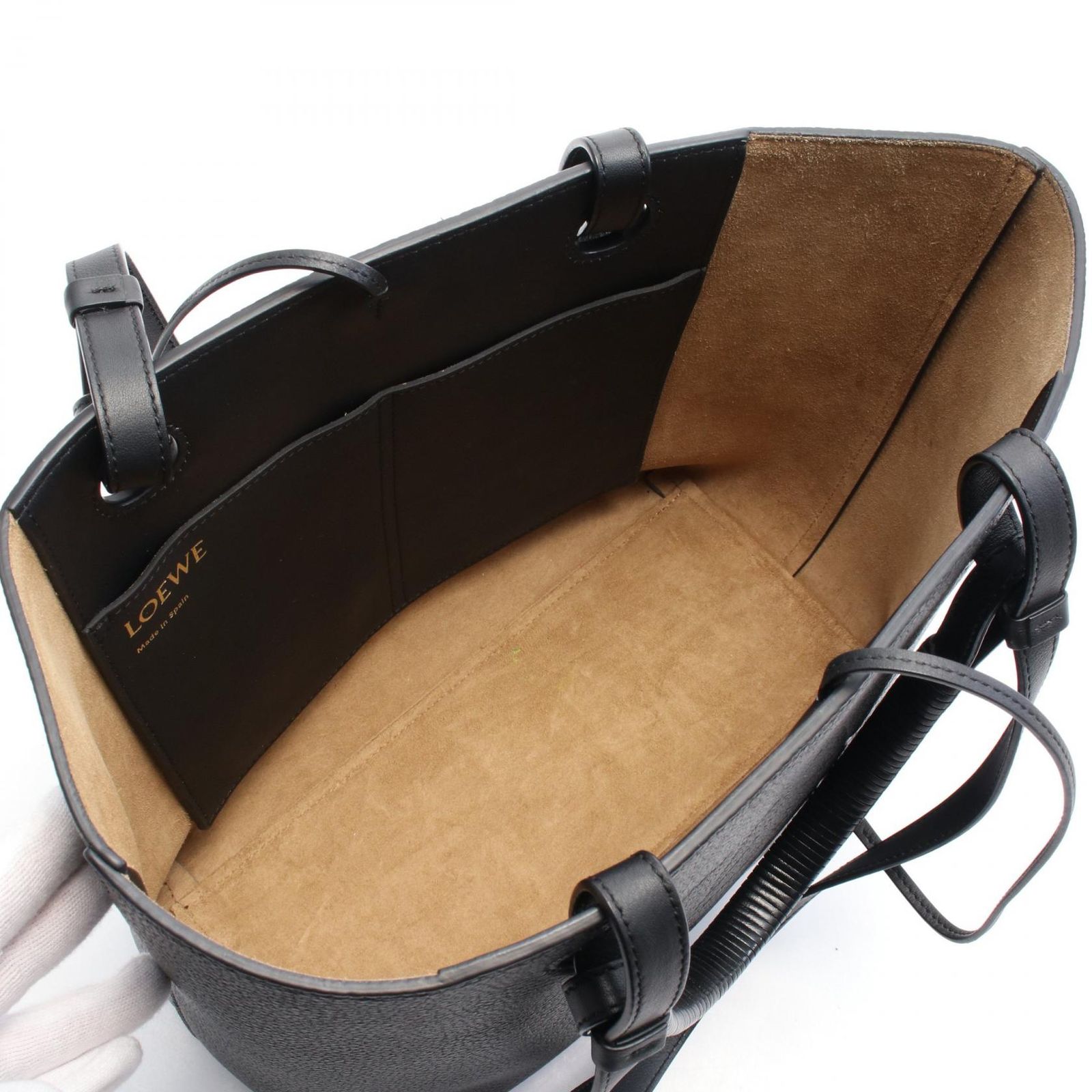 ロエベ LOEWE トートバッグ アナグラム A717S72X031100 ブラック  