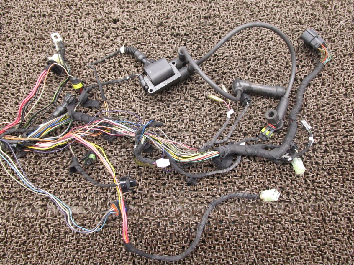 ドカティ M1100S メインハーネス イグニッションコイル △A6437 ZDMM505AAAB ドゥカティ ZDM1078AC DUCATI モンスター 動画有 FI