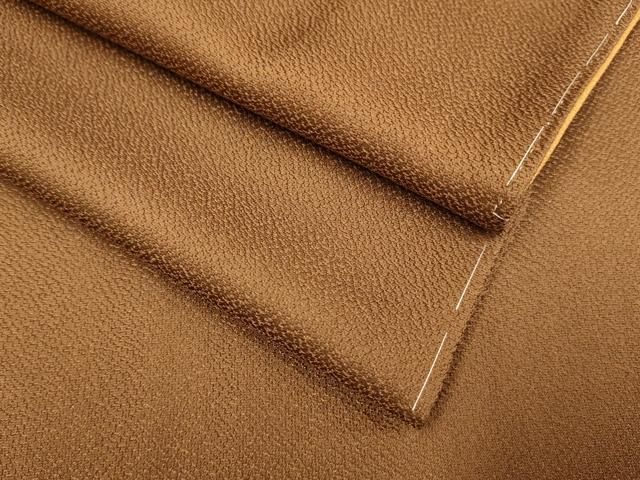 平和屋着物○上質な色無地 渋紙色 正絹 逸品 DAAV3466du