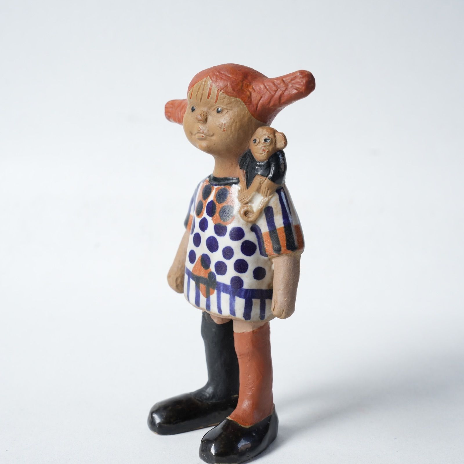 希少 リサ・ラーソン（Lisa Larson）グスタフスベリ 長くつ下のピッピ