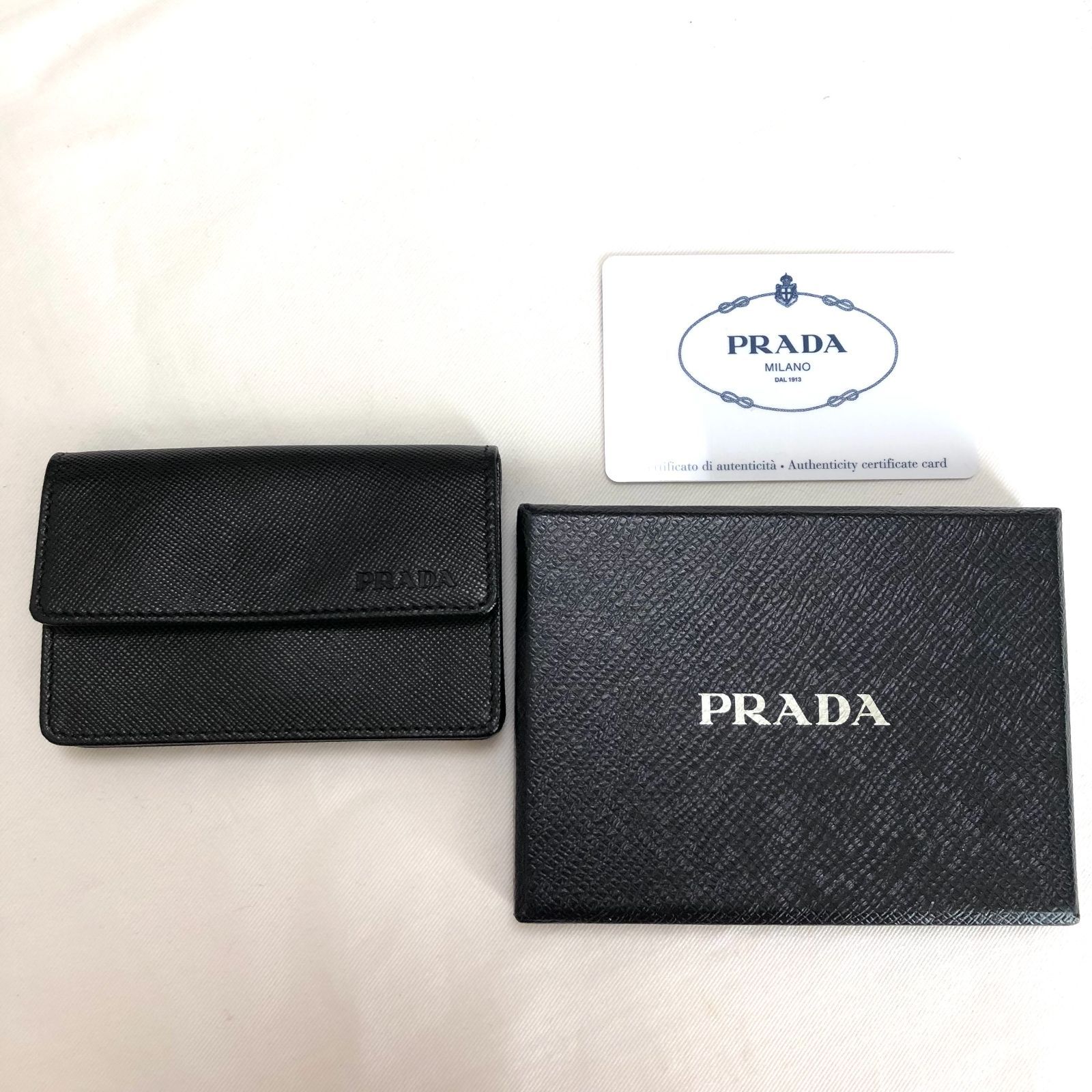 ⭐超美品⭐PRADA サフィアーノレザー カードケース 名刺