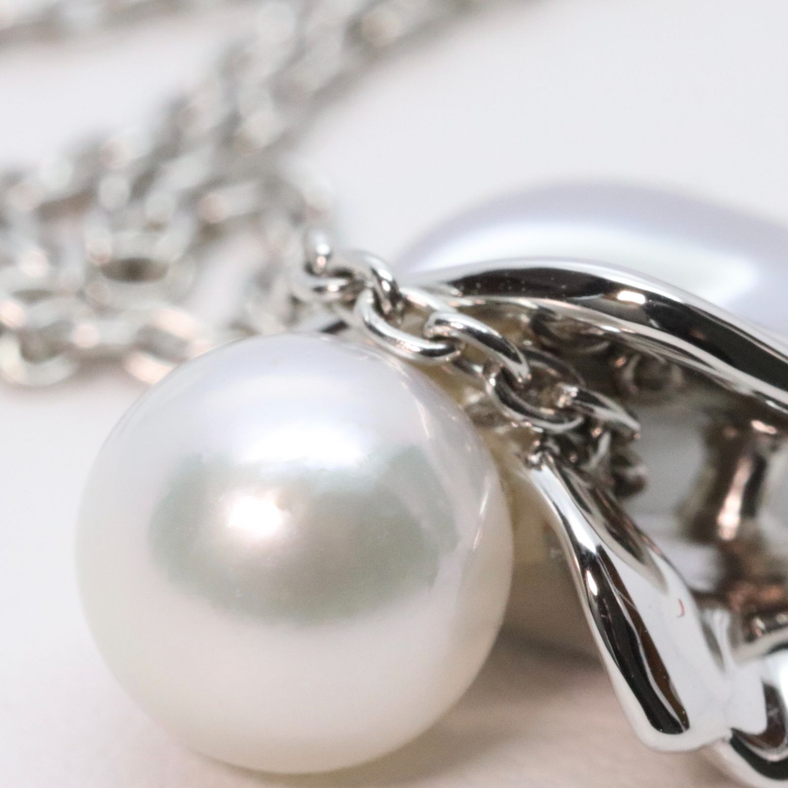 【美品】 MIKIMOTO V字型ネックレス シルバー 真珠 楽天市場】ミキモト パール 真珠 ネックレス シルバー
